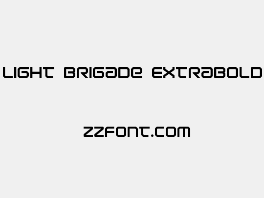 Light Brigade ExtraBold