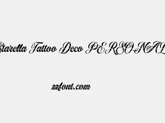 Starella Tattoo Deco PERSONAL