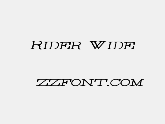 Rider Wide