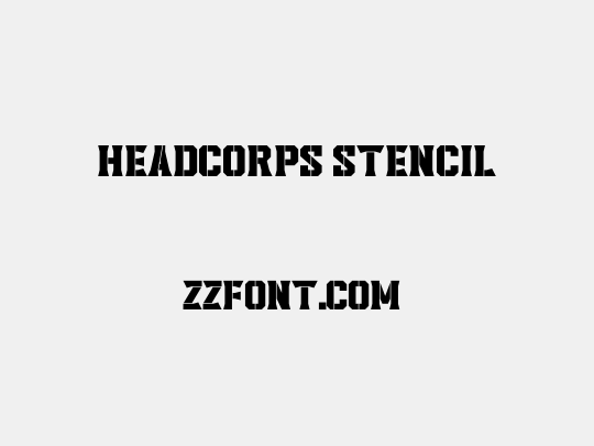 Headcorps Stencil