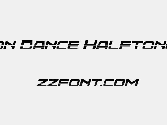 Neutron Dance Halftone Italic