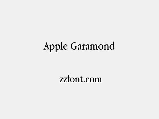Apple Garamond