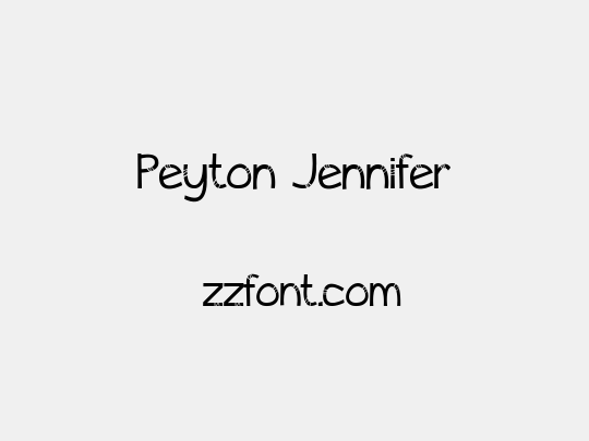 Peyton Jennifer