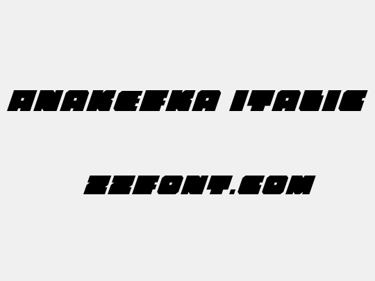 Anakefka Italic