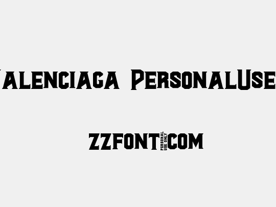 Al Valenciaga PersonalUseOnly