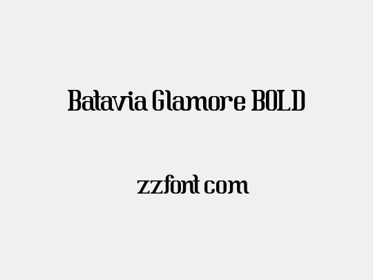Batavia Glamore BOLD