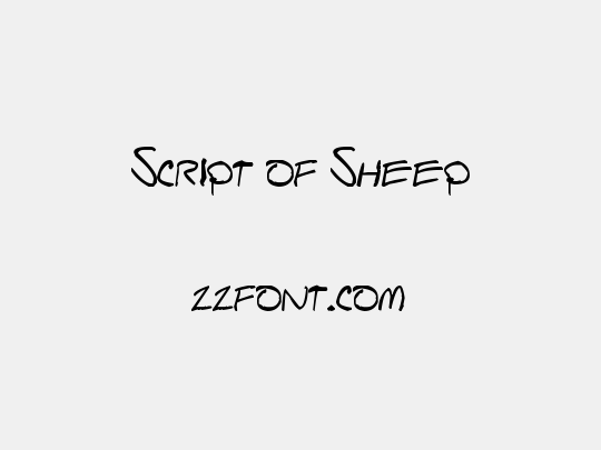 Script of Sheep