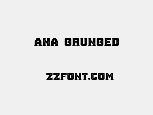Ana Grunged