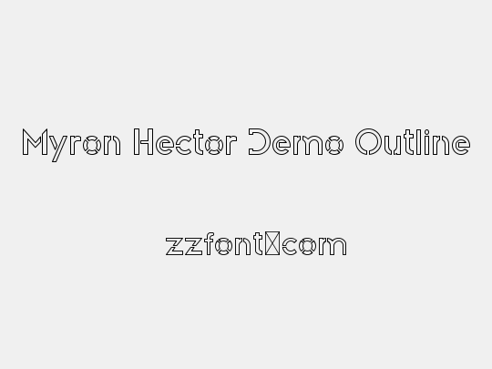 Myron Hector Demo Outline