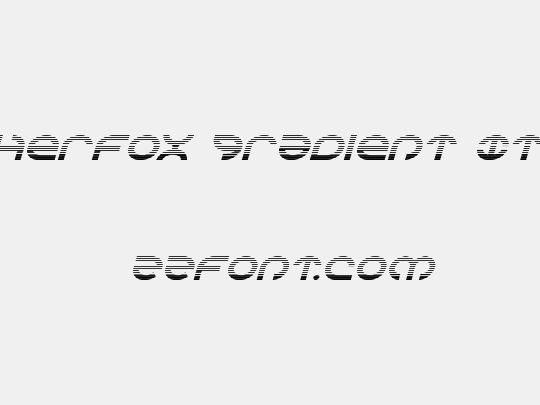 Aetherfox Gradient Italic