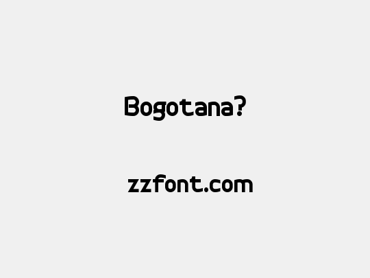 Bogotana?