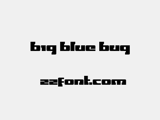 Big Blue Bug