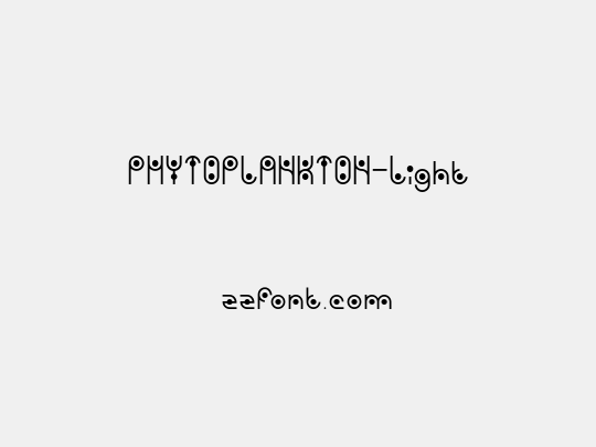 PHYTOPLANKTON-Light