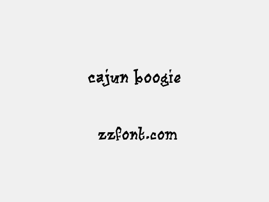 Cajun Boogie
