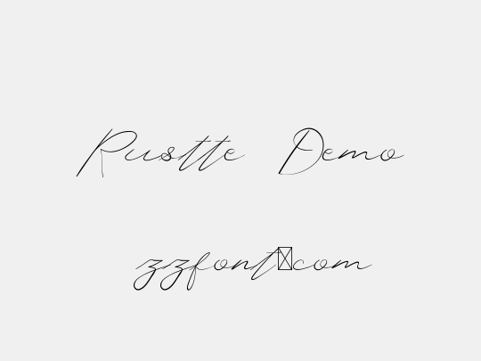 Rustte Demo