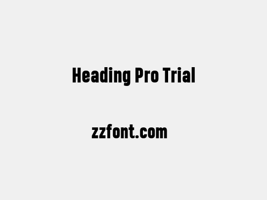 Heading Pro Trial