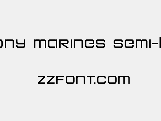 Colony Marines Semi-Bold