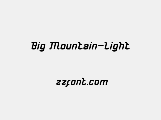 Big Mountain-Light