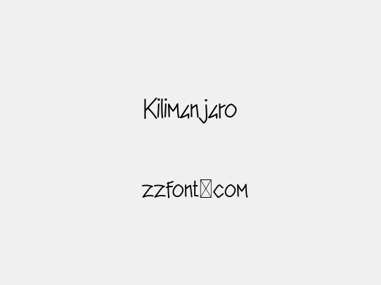 Kilimanjaro
