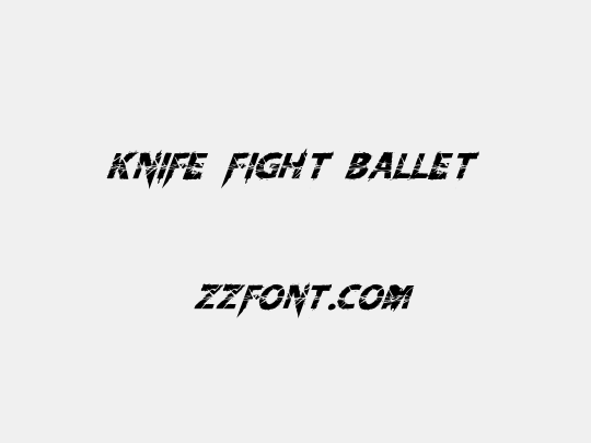 Knife Fight Ballet