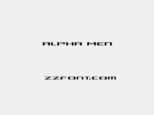 Alpha Men