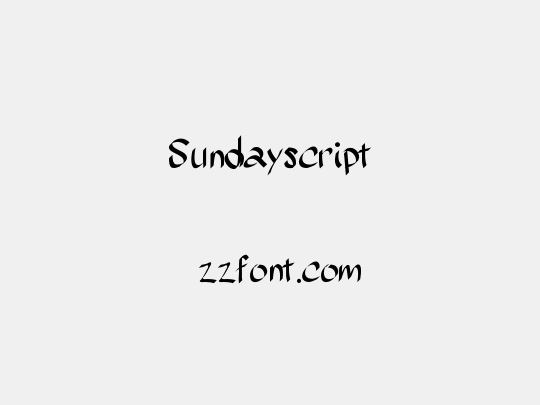 Sundayscript