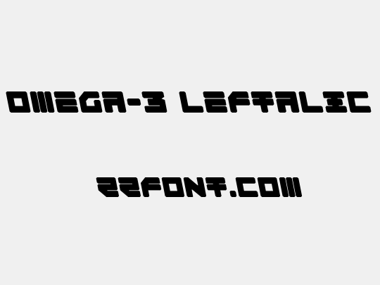 Omega-3 Leftalic