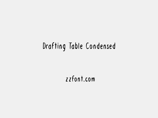 Drafting Table Condensed