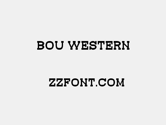 Bou Western