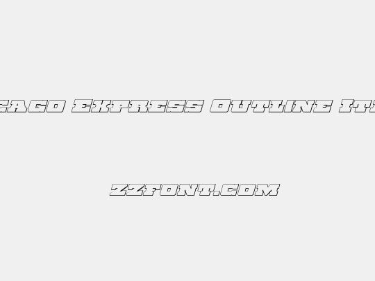 Chicago Express Outline Italic