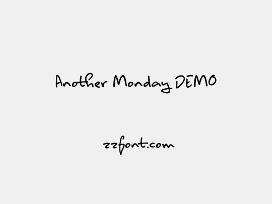 Another Monday DEMO