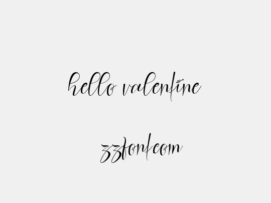 hello valentine