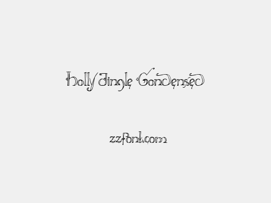 Holly Jingle Condensed