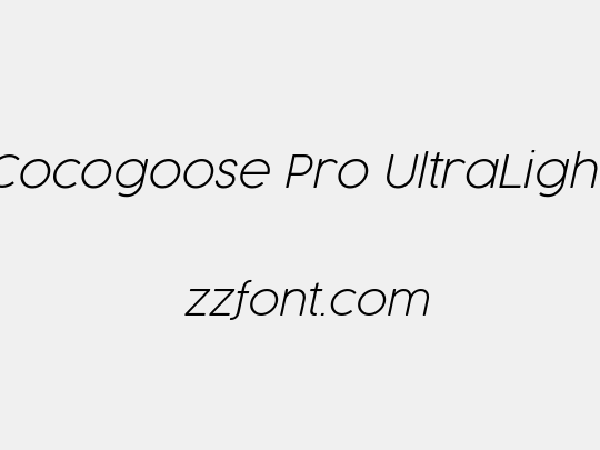 Cocogoose Pro UltraLight