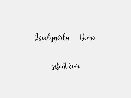 Lovelygirly - Demo
