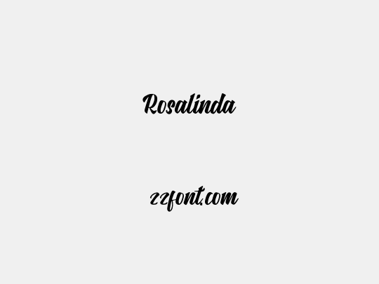 Rosalinda