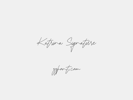 Katrina Signature