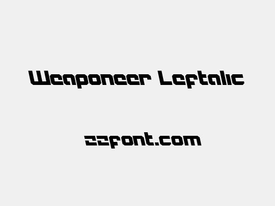 Weaponeer Leftalic