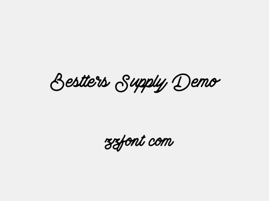 Bestters Supply Demo