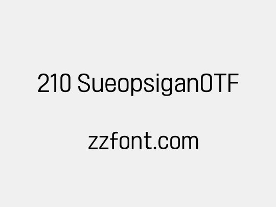 210 SueopsiganOTF