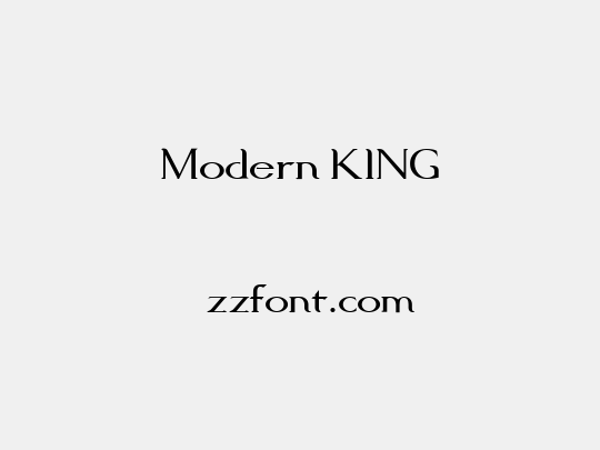 Modern KING
