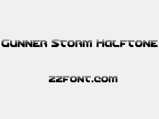 Gunner Storm Halftone