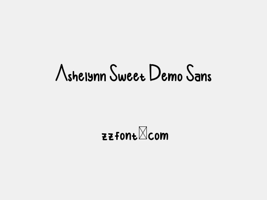 Ashelynn Sweet Demo Sans