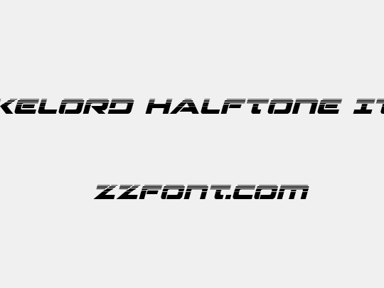 Strikelord Halftone Italic