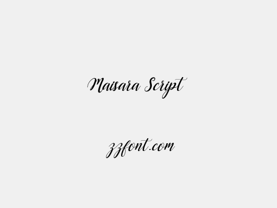 Maisara Script