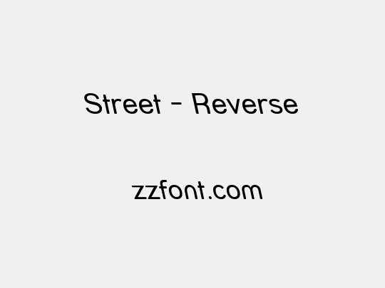 Street - Reverse