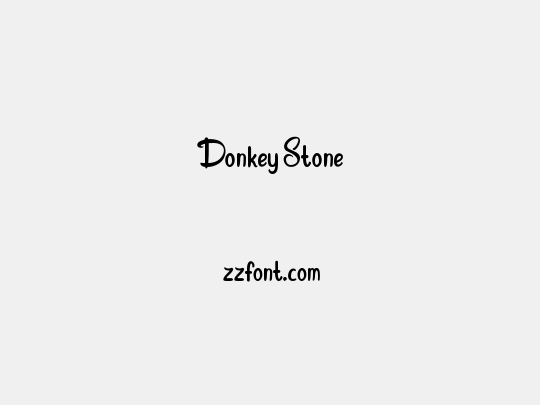 Donkey Stone