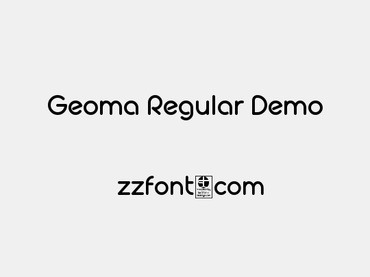 Geoma Regular Demo