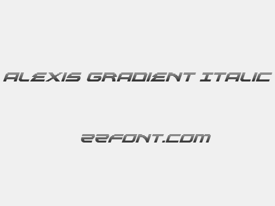 Alexis Gradient Italic