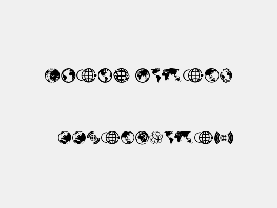 Globe Icons